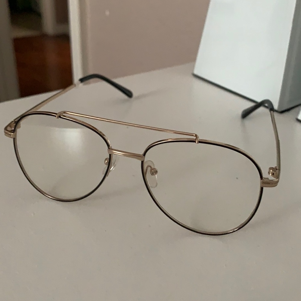 Clear Aviator Sunglasses